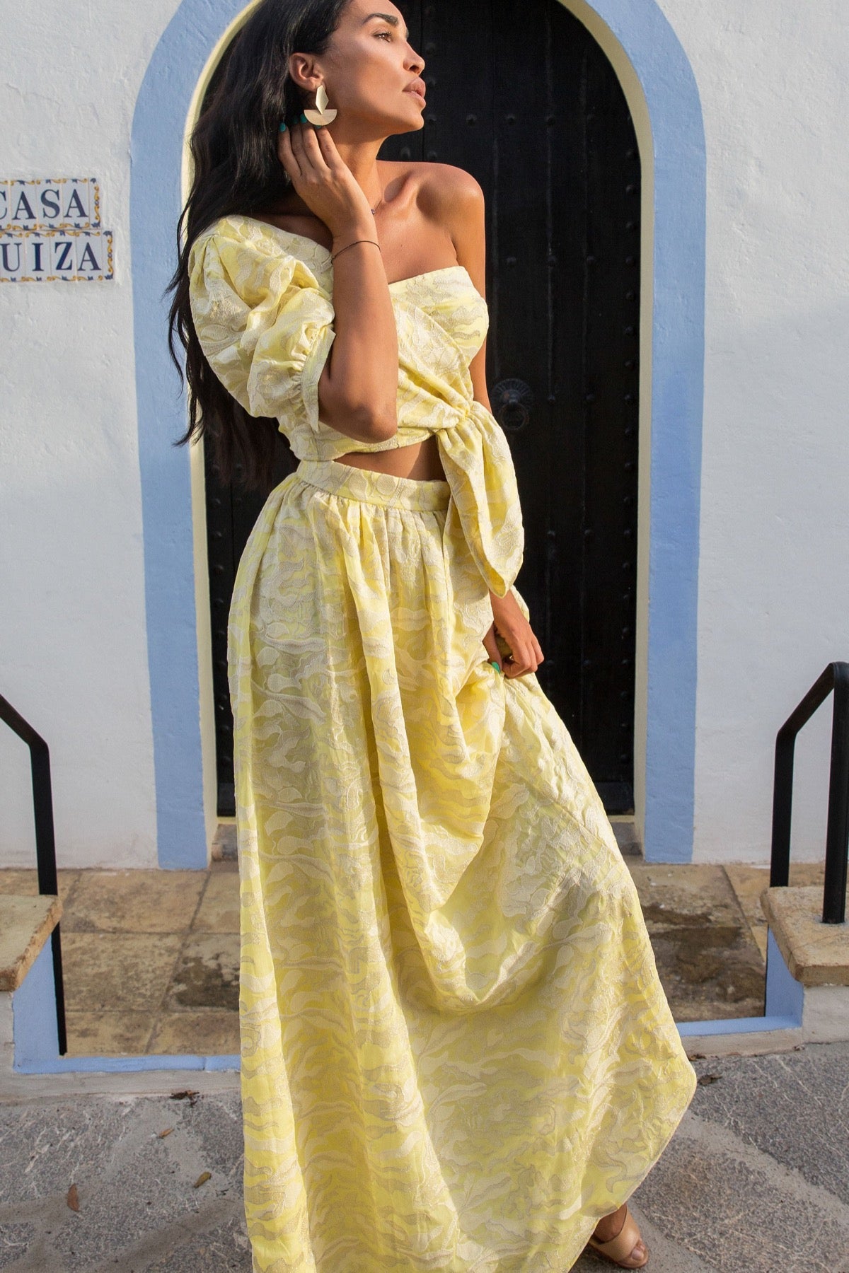 Thomasina Lemon Mazi Skirt